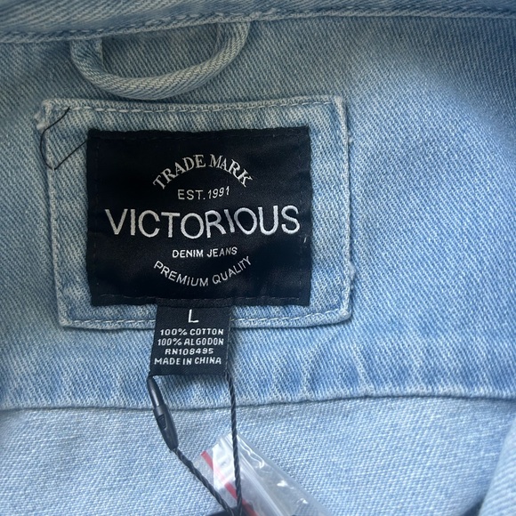 Victorious Jean shirt/jacket size L - Picture 2 of 5